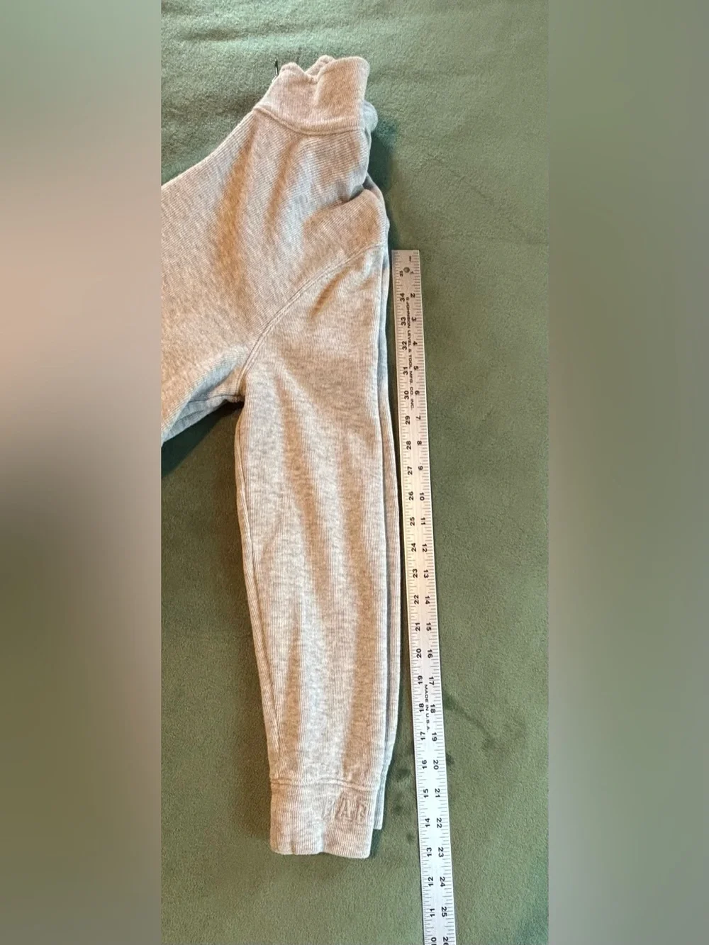 GAP Kids Light Gray Half-Zip Mock Neck Sweater, Size: XXL (boys)